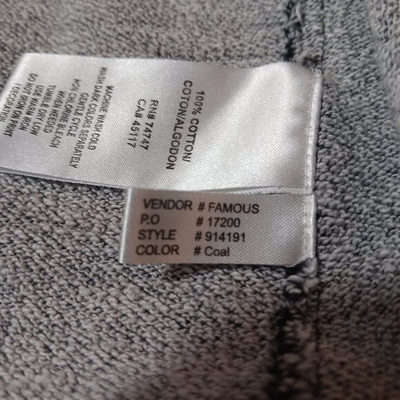 Natural Reflections, Cotton Jacket, Medium, Coal with Southwestern Print, Boho - Picture 14 of 14